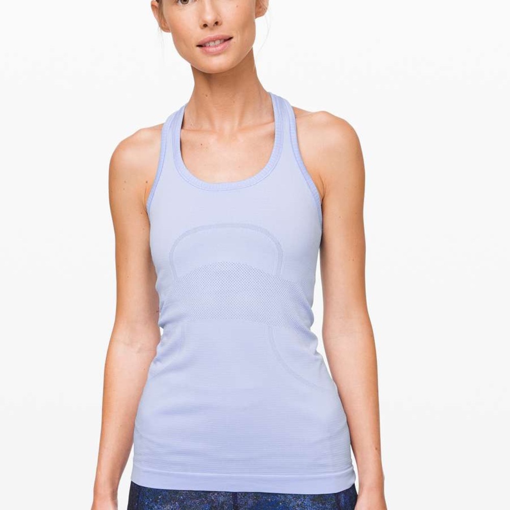 Lavender lululemon swiftly tech tank top